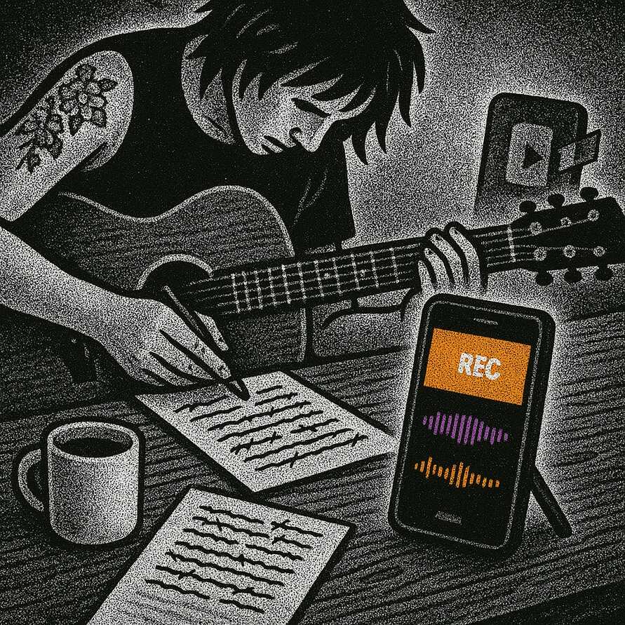 How to document your songwriting process for social media