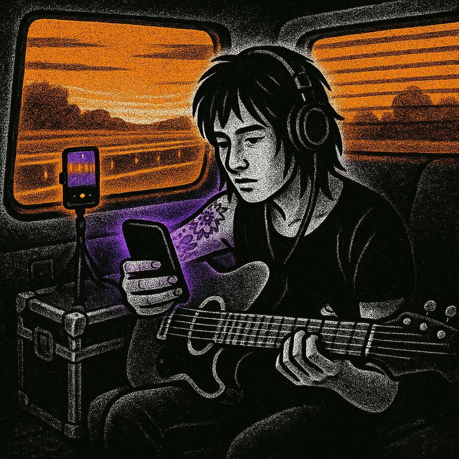 How to record music ideas while traveling on the road