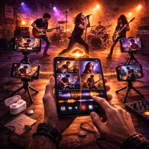 איך להקליט את הלהקה שלך מזוויות מרובות: הקלטת להקת ריבוי מצלמות - SONGTAKE זה אתה?