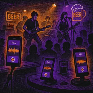 How do I record my band live at a gig with good quality? - SONGTAKE music recording use case