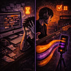 Best Stem Splitter App - AI Vocal, Drum, Bass Separation - SONGTAKE music recording use case