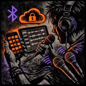 Record Multiple Bluetooth Devices Simultaneously on iPhone and iPad - SONGTAKE music recording use case