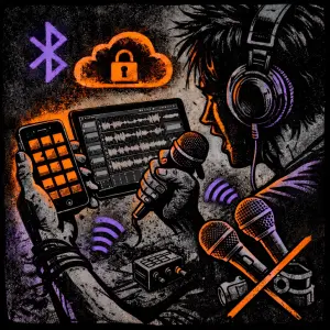 Multi-Track Recording with Bluetooth Without Hardware Recorders - SONGTAKE music recording use case