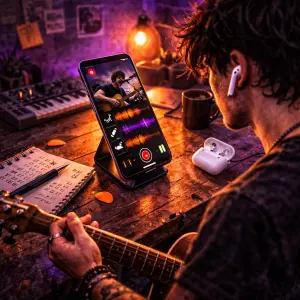 How to Multi-Track Record with Bluetooth on iPhone, iPad, and Mac - SONGTAKE music recording use case