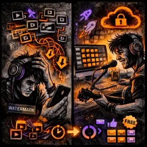 CapCut Alternative Free - Music Video Recording Without Subscription - SONGTAKE music recording use case