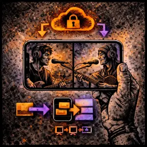 How to Combine Two Videos in One Side by Side on iPhone - SONGTAKE music recording use case