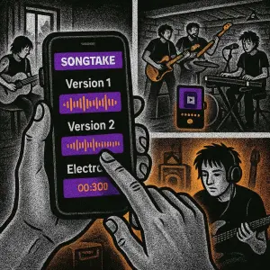 How to record and compare different versions of your song - SONGTAKE music recording use case