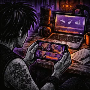 Easy Music Video Maker for Reddit - SONGTAKE music recording use case