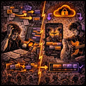 iMovie Alternative for Music Video Recording - SONGTAKE music recording use case