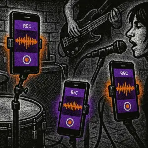 How to Record Multi-Track Audio with Multiple Phones - SONGTAKE music recording use case