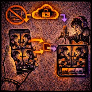 How to Merge Videos on iPhone Without Laptop - SONGTAKE music recording use case