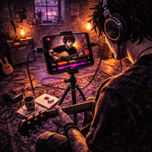 How to Record Acoustic Guitar with Your Phone - SONGTAKE music recording use case