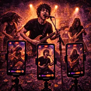 Vertical Video Recording for Social Media - SONGTAKE music recording use case